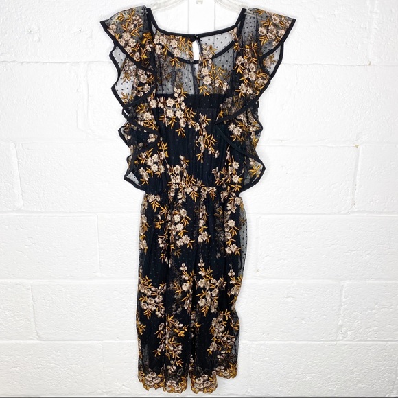 Luna Allegra Floral Embroidered Dress - Picture 2 of 3